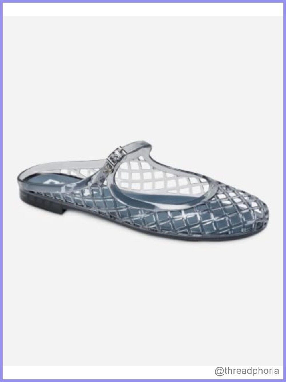 Womens Mary Jane Jelly Ballet Flat Comfortable Slip On Casual Shoe